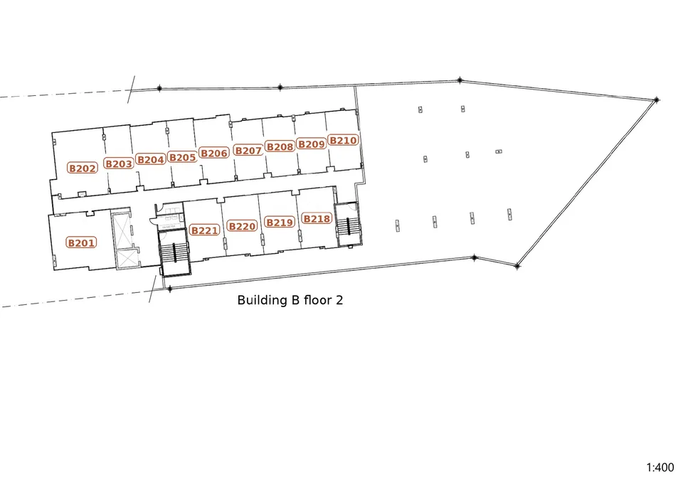 Building B · floor 2