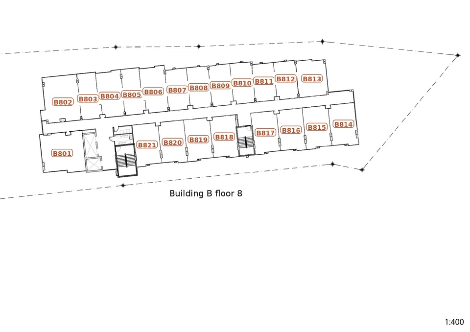 Building B · floor 8