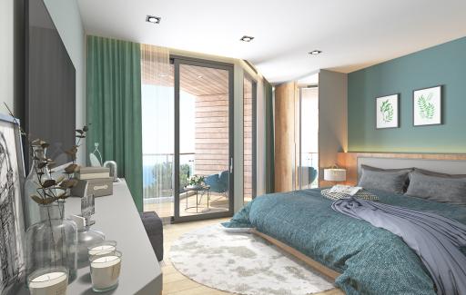 A604-605 Трёхспальные апартаменты тип F1 Serene Condominium Phuket