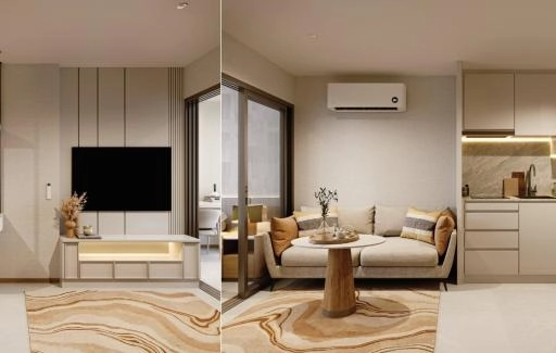 C807 อพาร์ตเมนต์แบบสองเตียงประเภท N Vibe Residence Karon