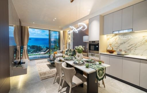 D-201 อพาร์ตเมนต์สามห้องนอนประเภท D3 AYANA Heights Seaview Residence