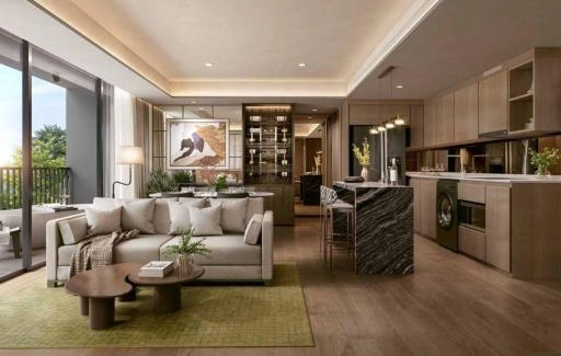 B217 อพาร์ตเมนต์แบบสองเตียงประเภท C2 Origin Residences Bangtao