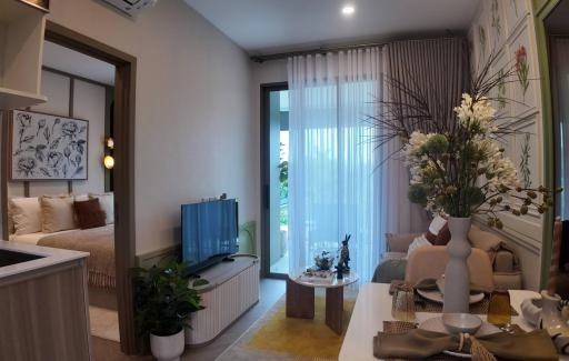 BNA407 อพาร์ตเมนต์แบบหนึ่งห้องนอนประเภท 1BM The Title Balcony