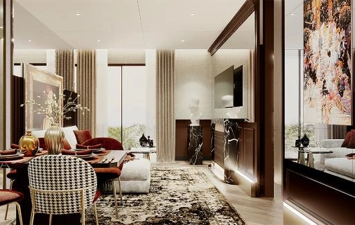 KKA101 Односпальные апартаменты тип 1Bed-1BL The Title Katabello