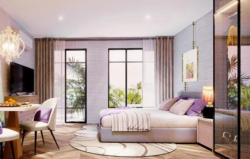 Односпальные апартаменты тип 1Bed-1BPL #KKA507