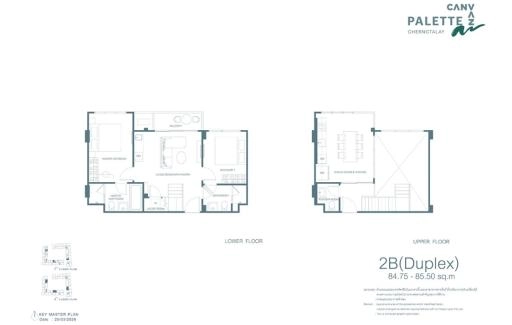 020603 Maisonette mit zwei Schlafzimmern, Typ 2B CANVAZ Palette Cherngtalay