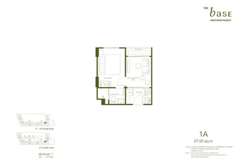010827 Appartement avec une chambre · 1A THE BASE Midtown Phuket