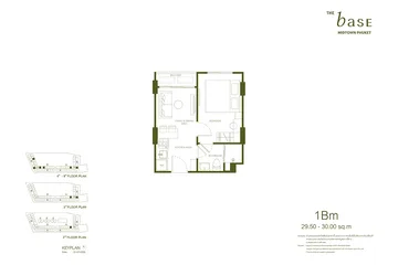 010808 Appartement avec une chambre · 1Bm THE BASE Midtown Phuket