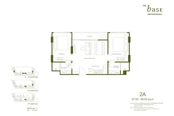 020319 Appartement avec deux chambres · 2A THE BASE Midtown Phuket