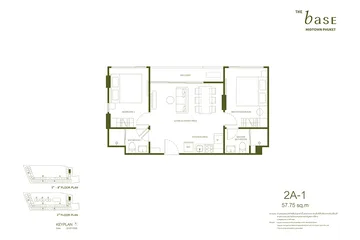 Two-bedroom apartment · 2A-1 #010805