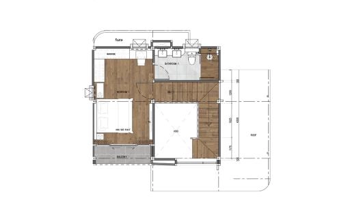 V1 two-bedroom villa #V107