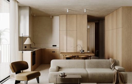 One-bedroom apartments type B2-B #B305