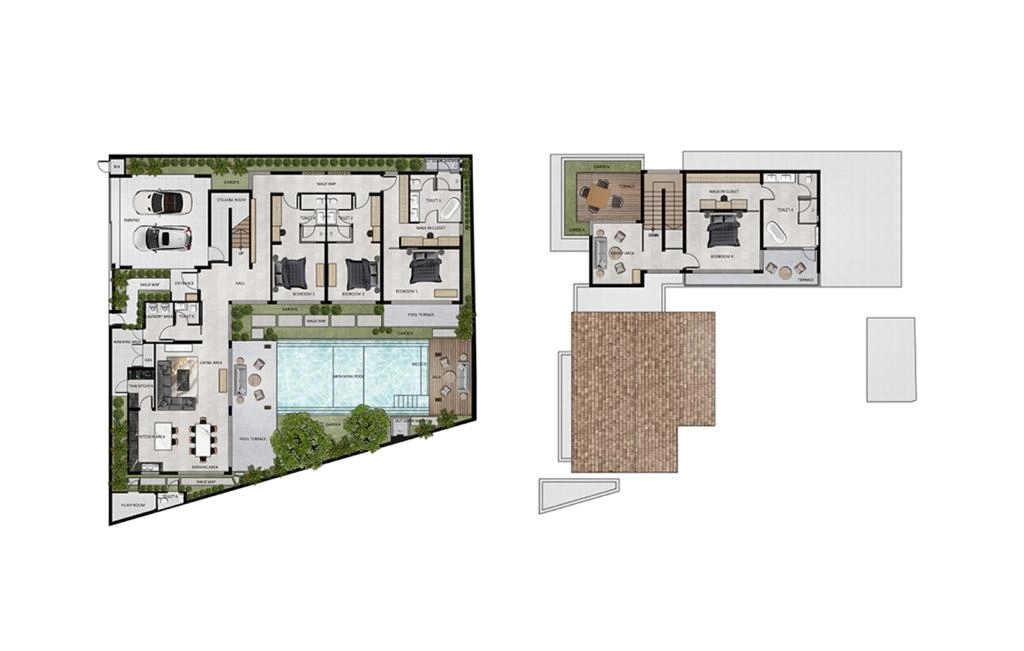 Villa with four bedrooms type B