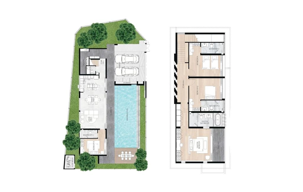 Villa with four bedrooms type A1
