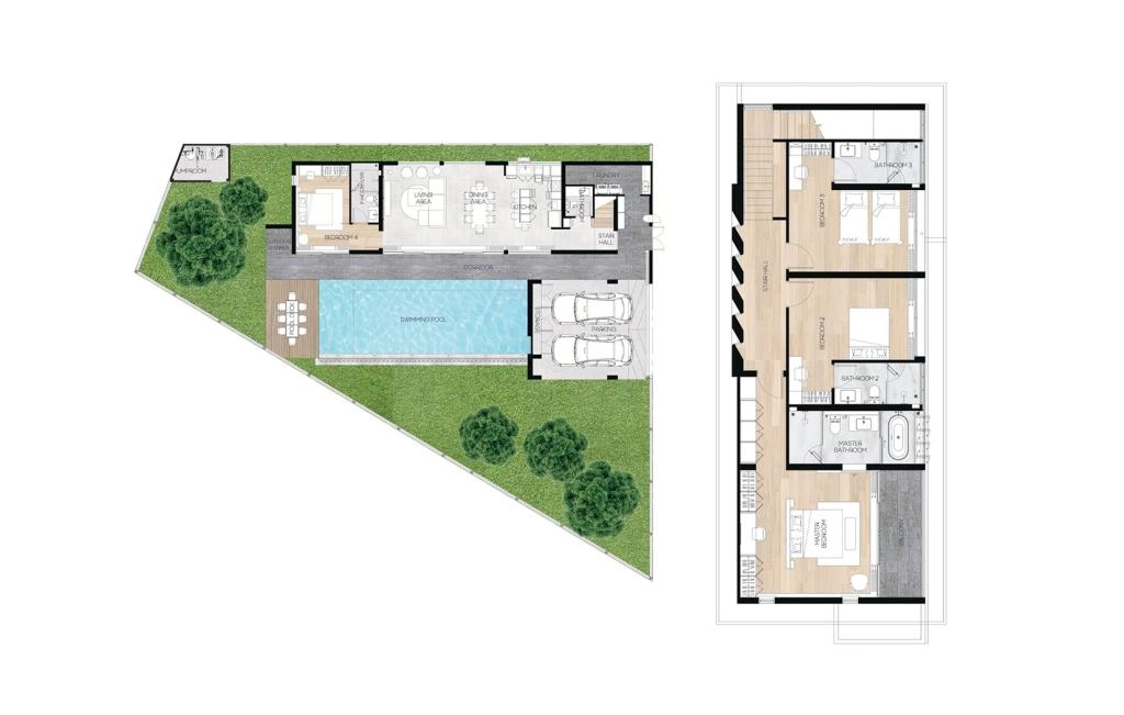 Villa with four bedrooms type A4