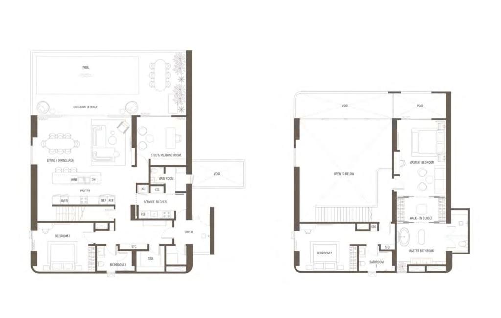 Двухэтажные апартаменты DUPLEX