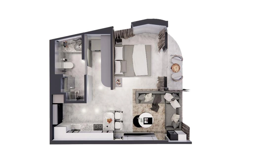 Studio apartment type B
