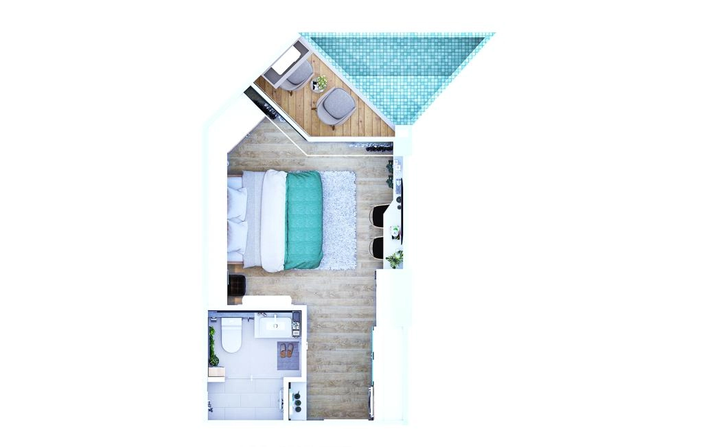 Studio Apartment Type A2
