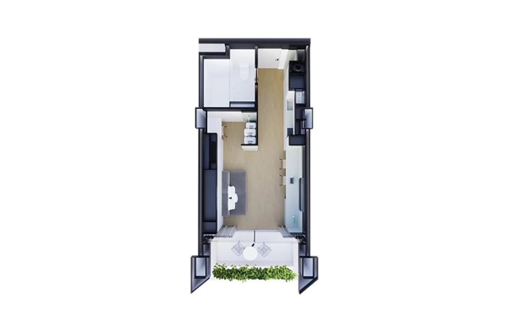 Studio apartment type A