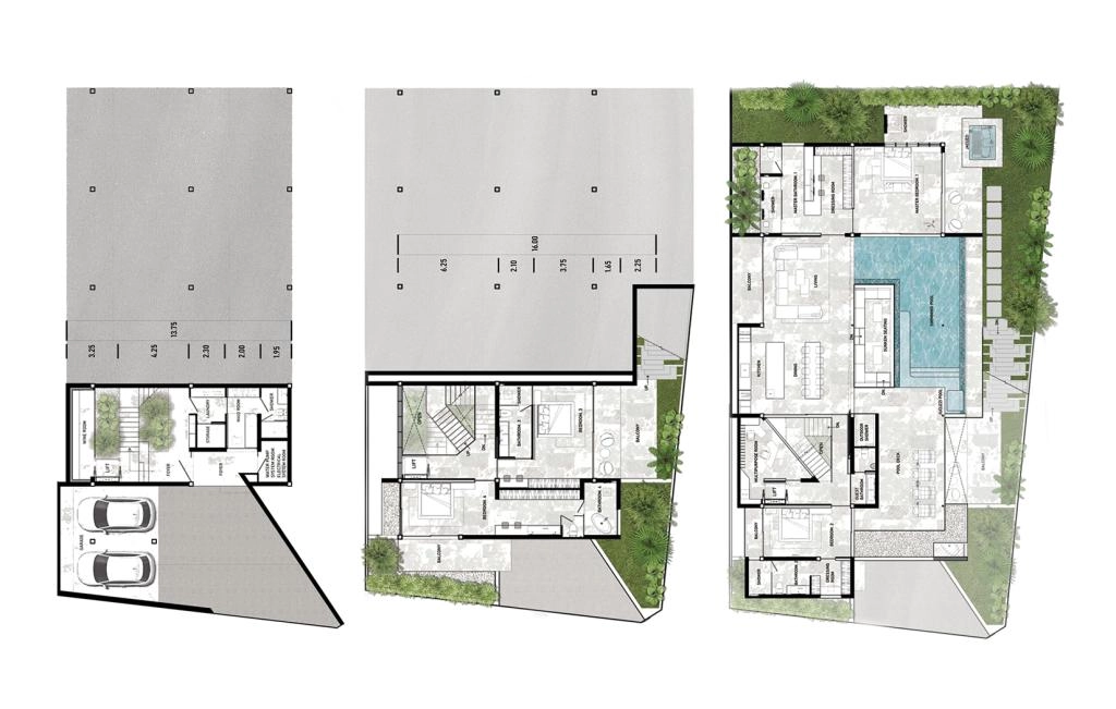 Villa with four bedrooms type A