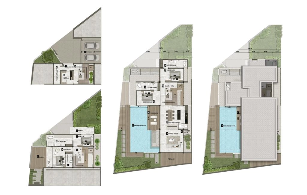 Villa with four bedrooms type A7