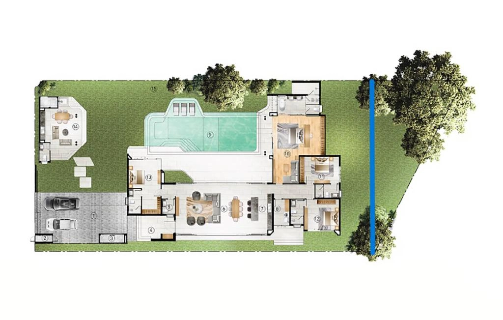 Villa with four bedrooms type A5