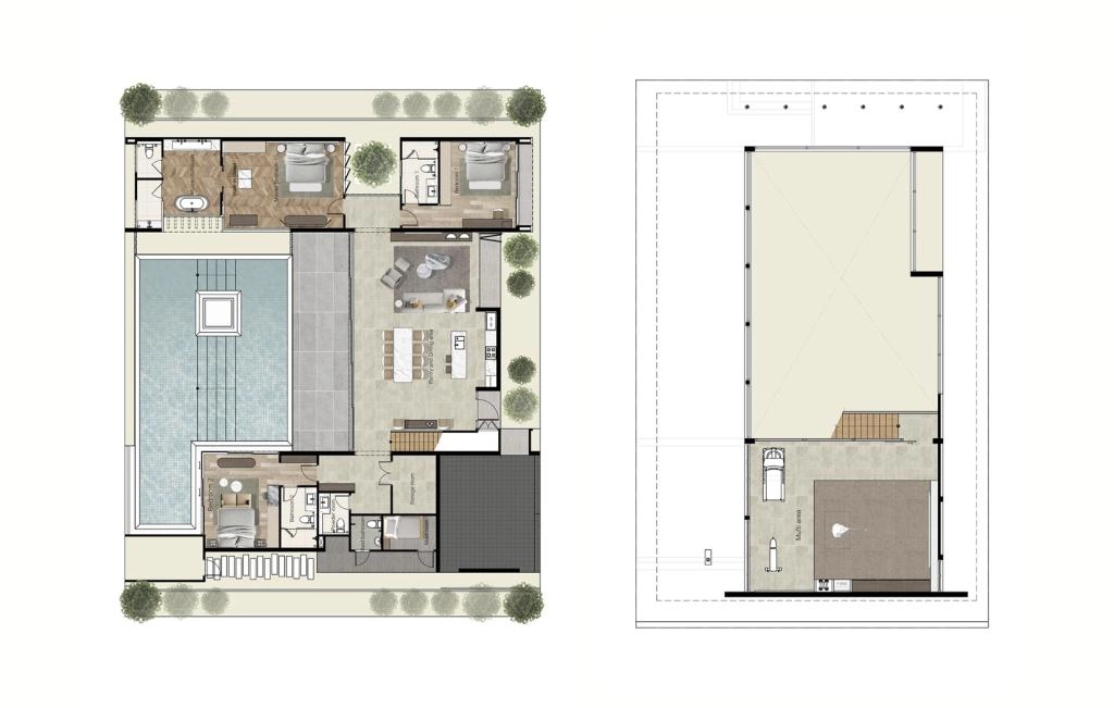 Three-bedroom villa PEARL TYPE