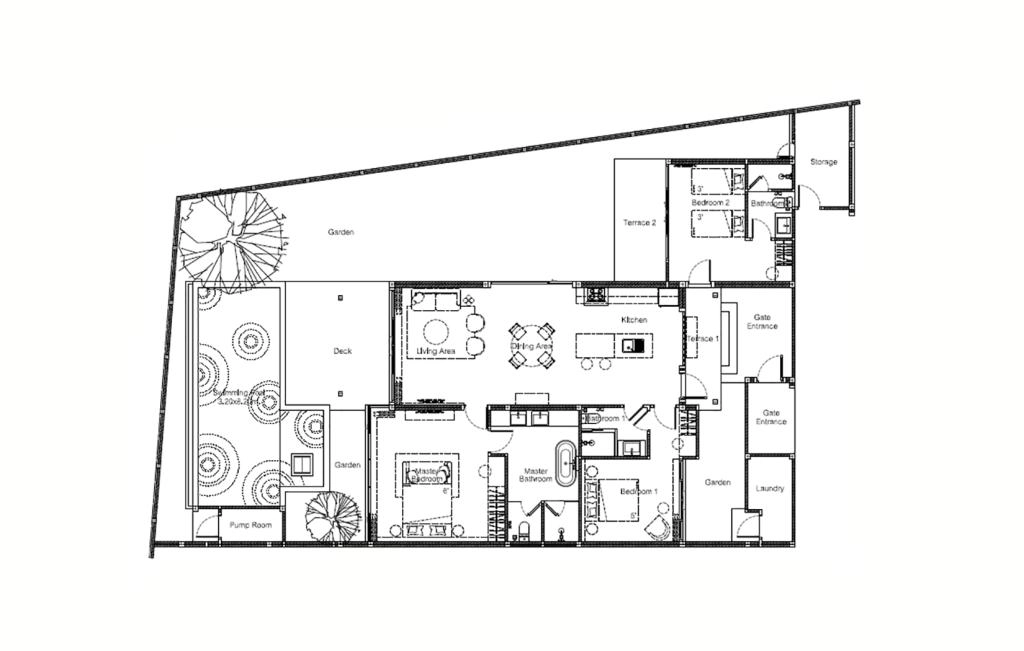 Three-bedroom villa type P4