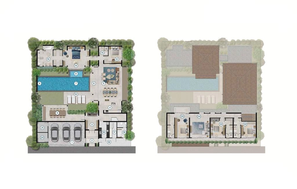 Villa with five bedrooms type C