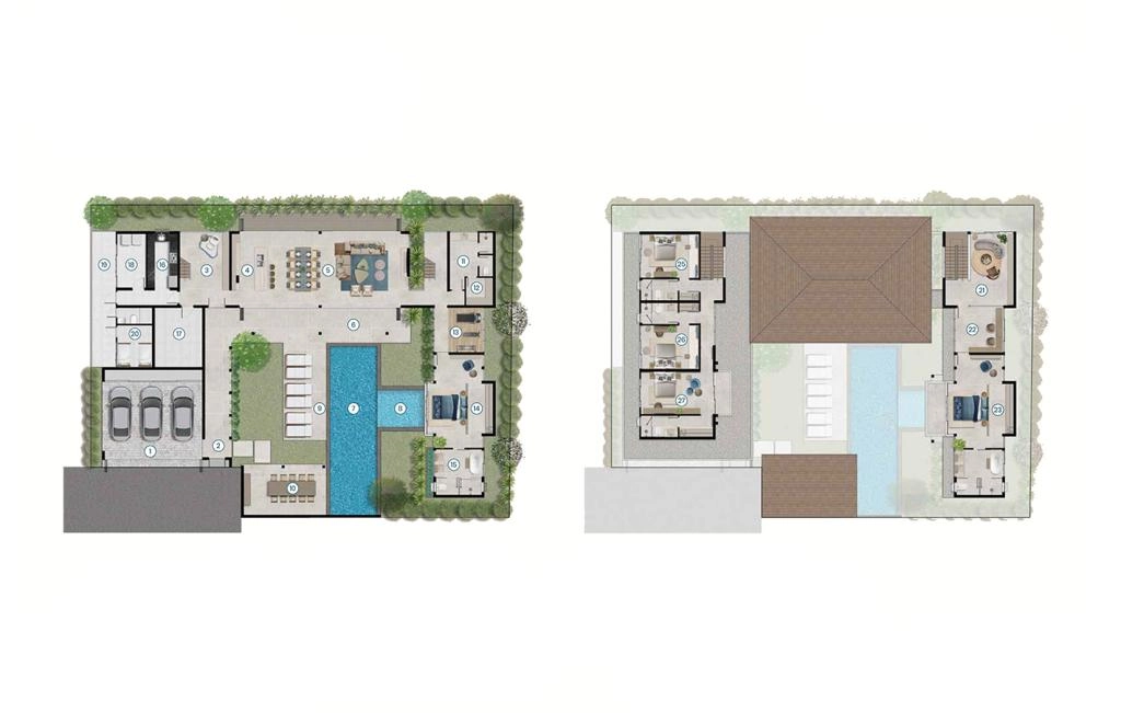 Five-bedroom villa type D