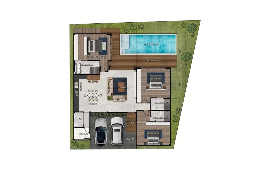 Villa with three bedrooms type G10
