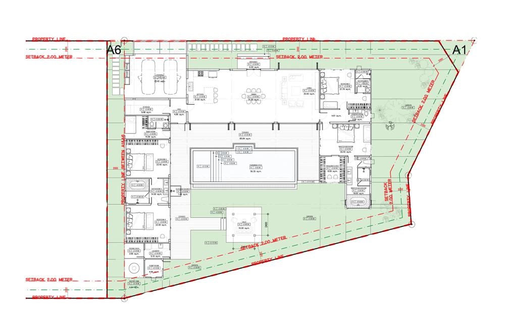 Villa with four bedrooms type A1