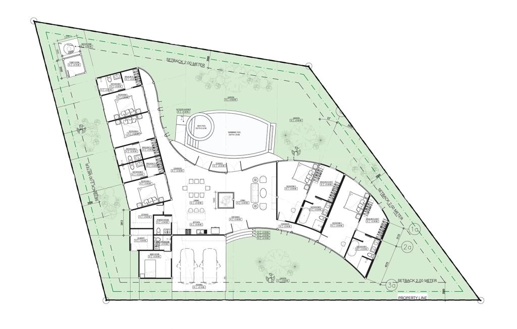 Villa with five bedrooms type A4