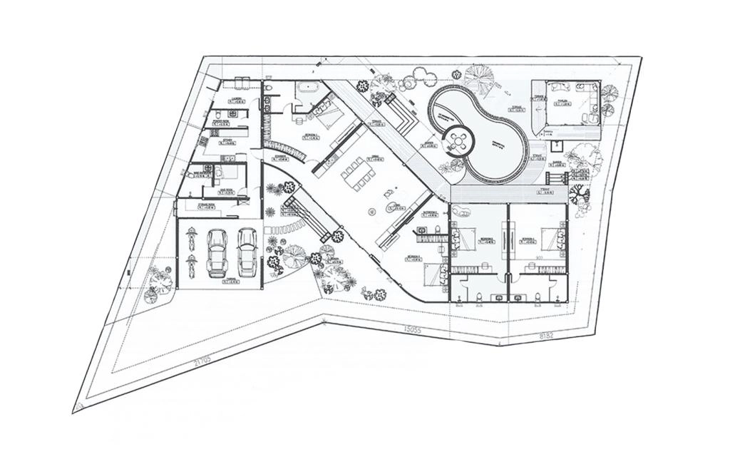 Five-bedroom villa type B3