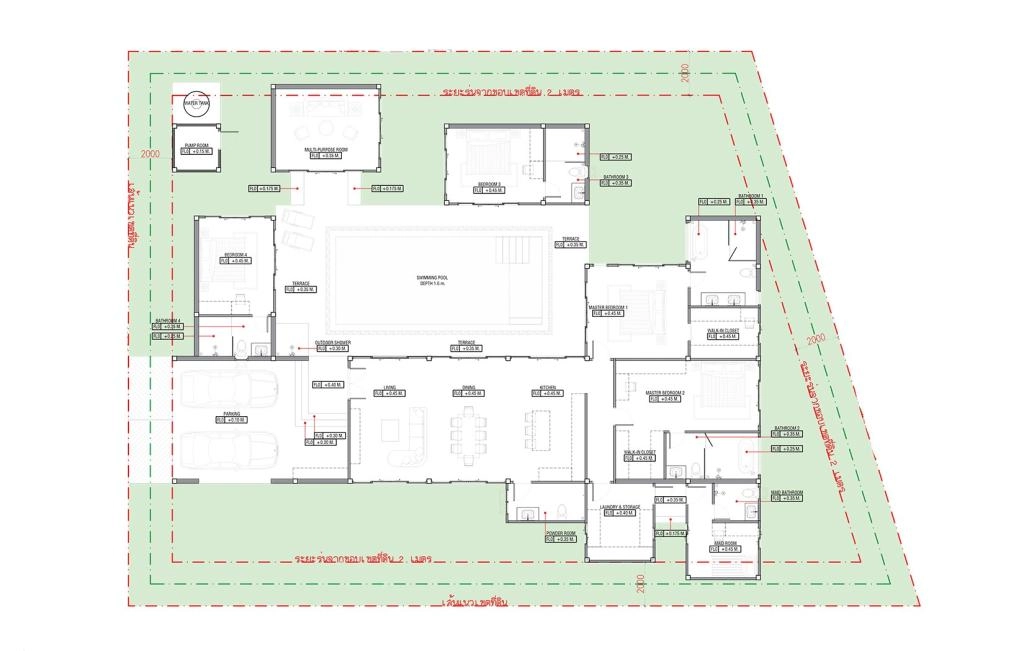 Four-bedroom villa type B5