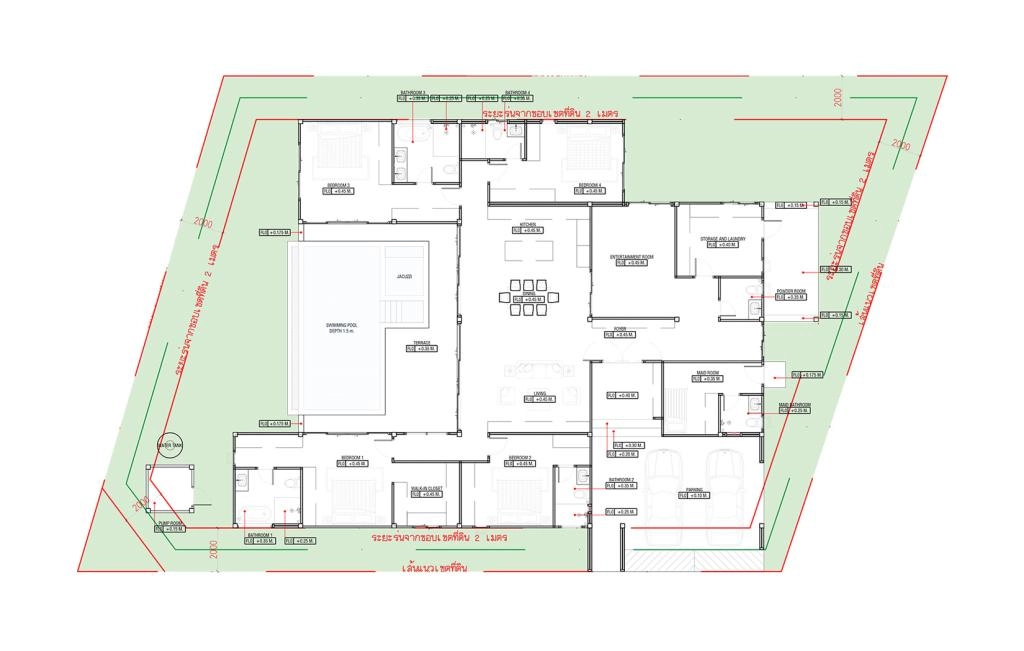 Villa with four bedrooms type C7