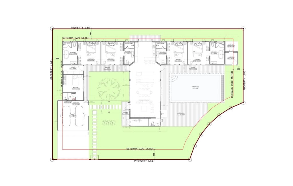 Villa with four bedrooms type D1