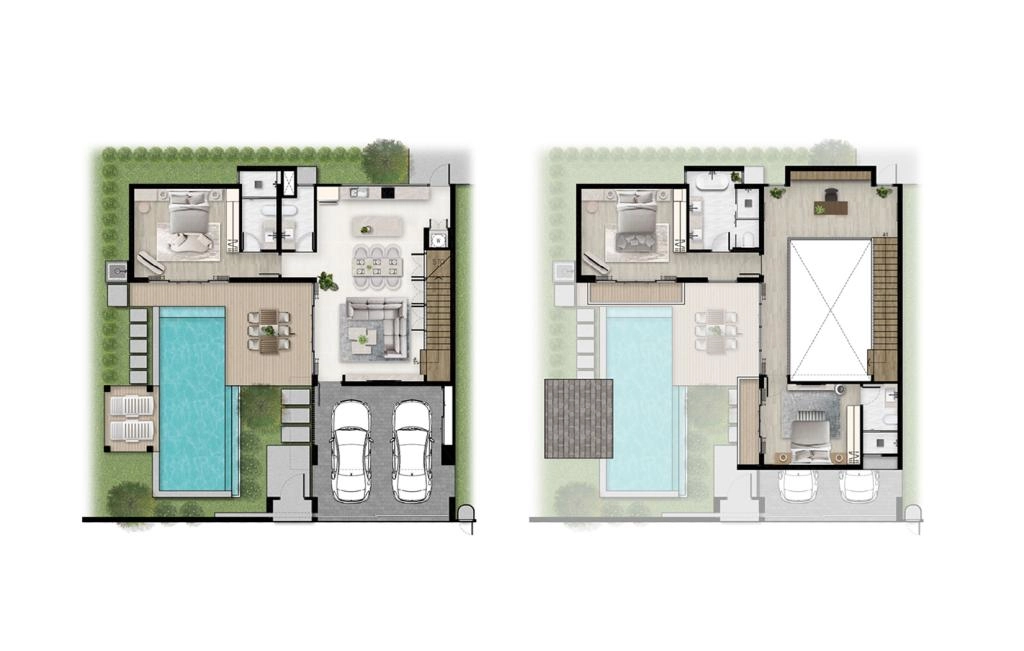 Three-bedroom villa, STANDARD VILLA type