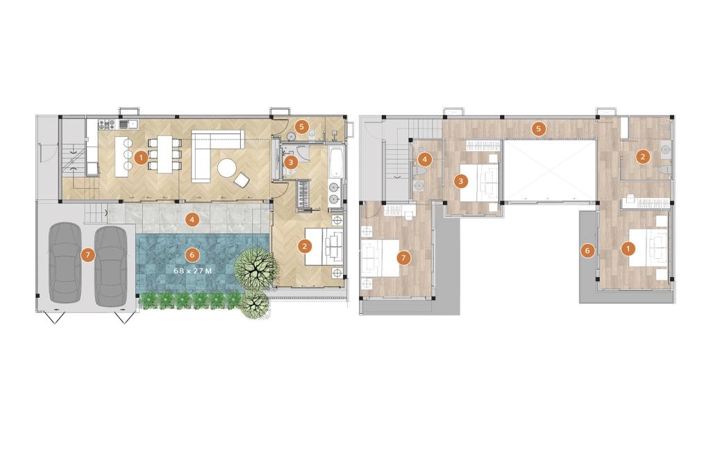 Villa with four bedrooms