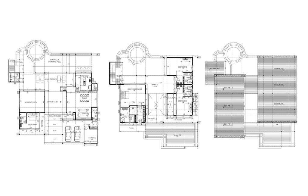 Four-bedroom villa