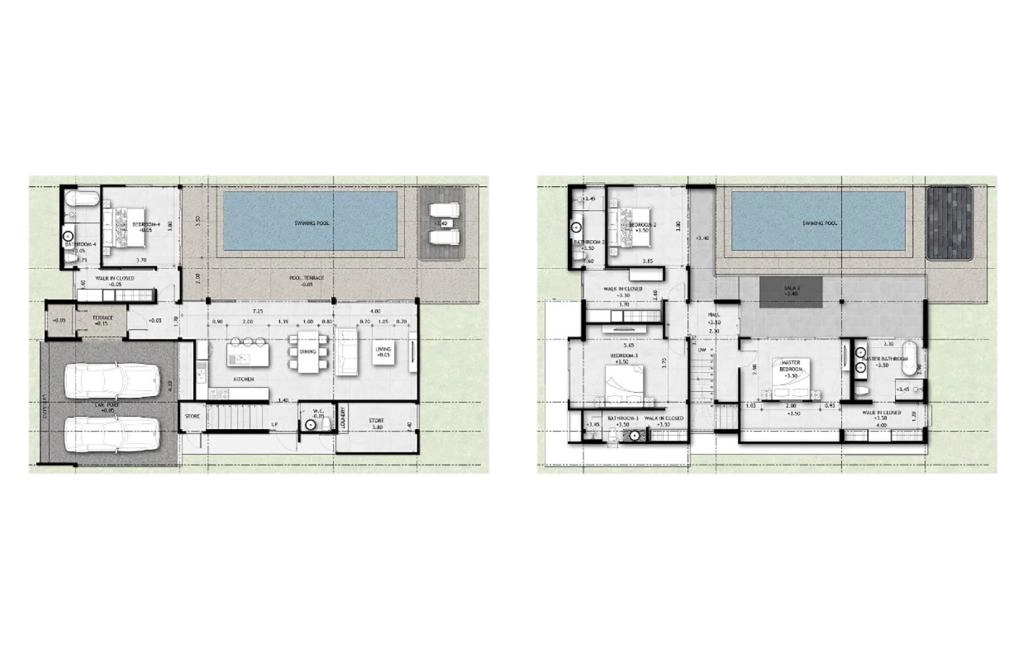 Villa with four bedrooms type B3-B4
