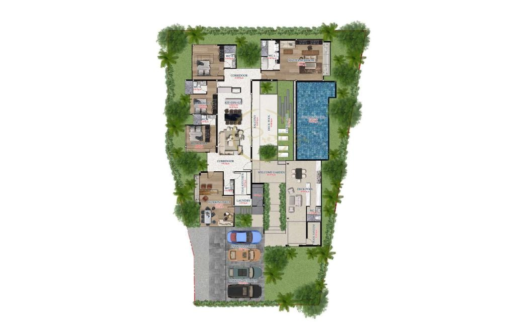 Four-Bedroom Villa Type A4