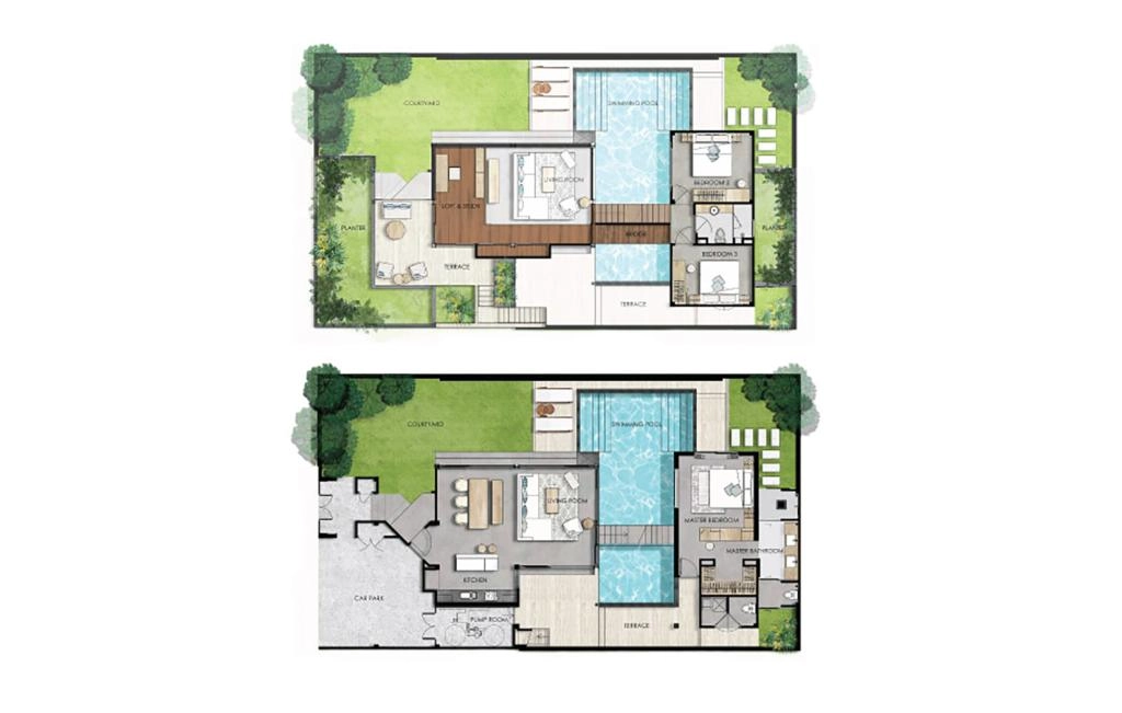 Villa with three bedrooms