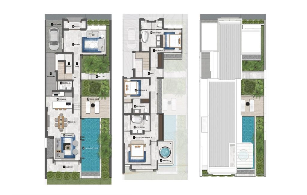 Three-Bedroom Villa Type A