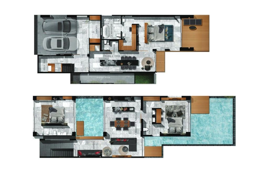 Three-bedroom villa type A