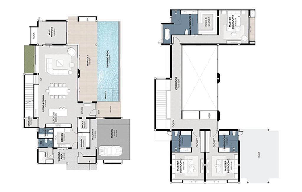 Tranquil Type three-bedroom villa