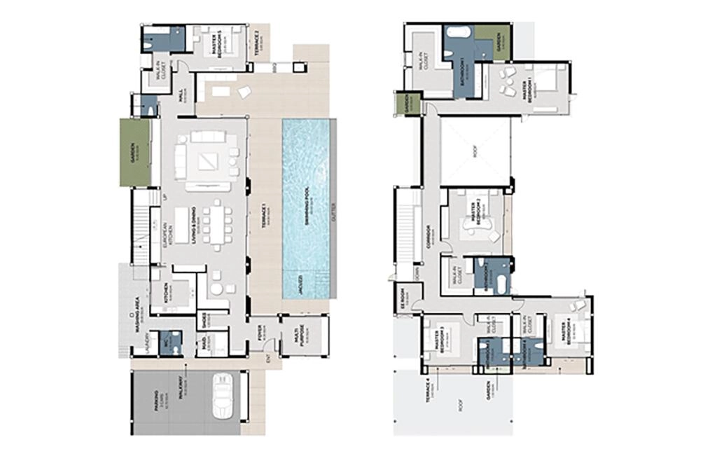 Five-bedroom villa Extrava Type
