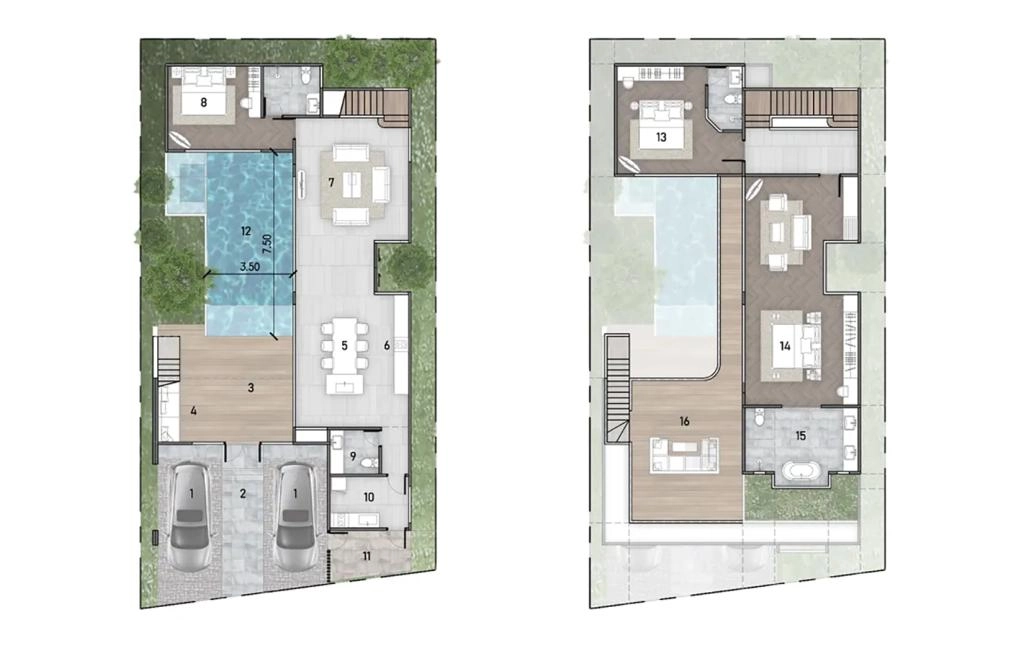 Sierra type three-bedroom villa
