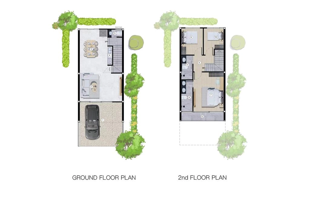 Three-bedroom villa type D Town House