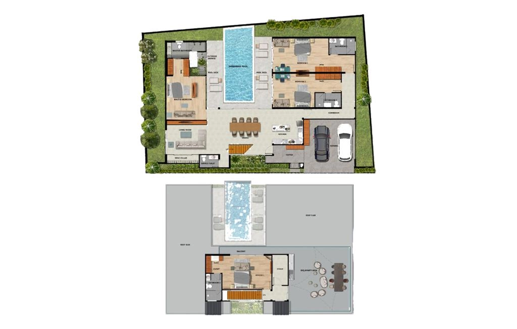 Villa with four bedrooms type Villa 3